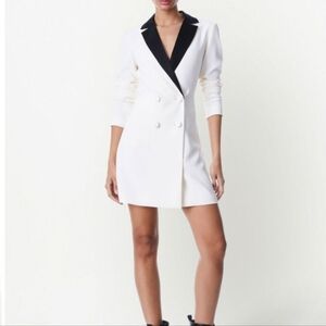Alice + Olivia Kyrie Tuxedo Dress